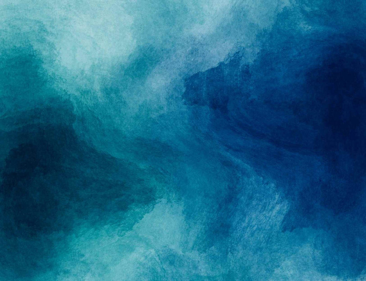 Abstract Blue Peel & Stick Wallpaper