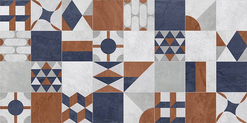 Multicolor Art Deco Terrazzo Wallpaper Mural