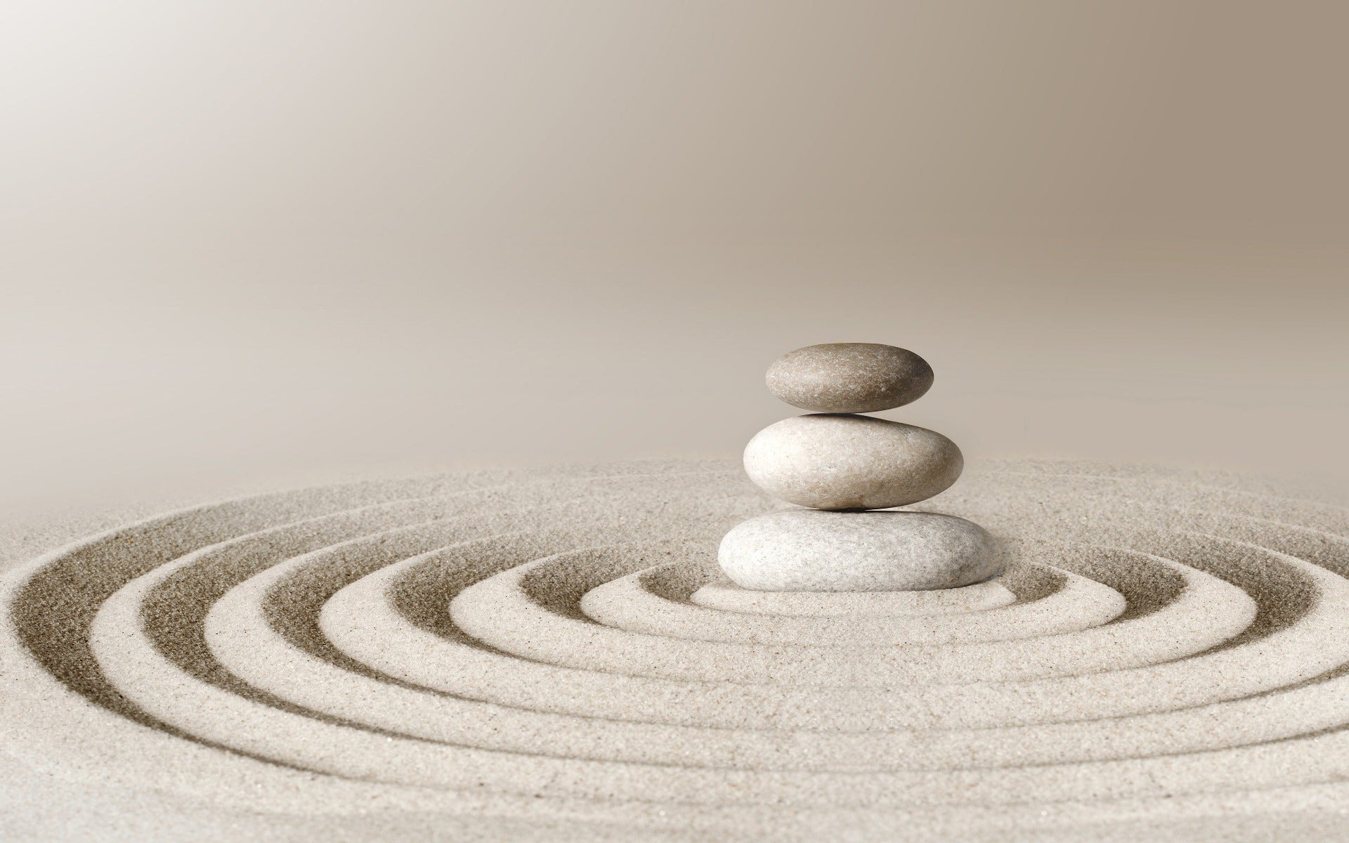 Zen Meditative Spa Stone Wallpaper Mural