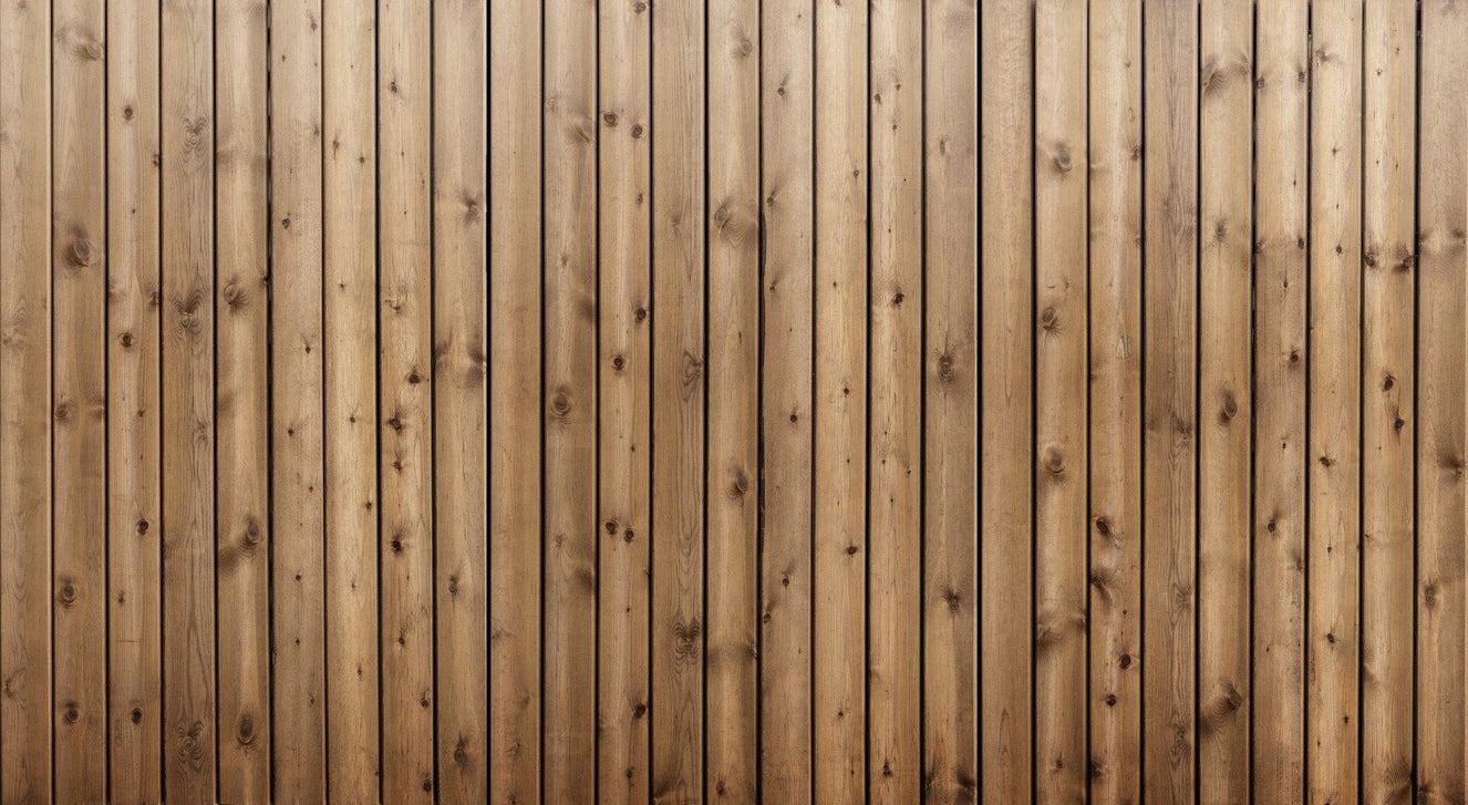 Brown Natural Wooden Striped Wallpaper Mural