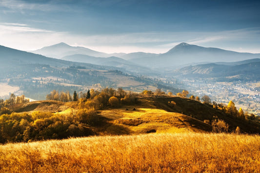 Natural Autumn Mountain Wallpaper Mural
