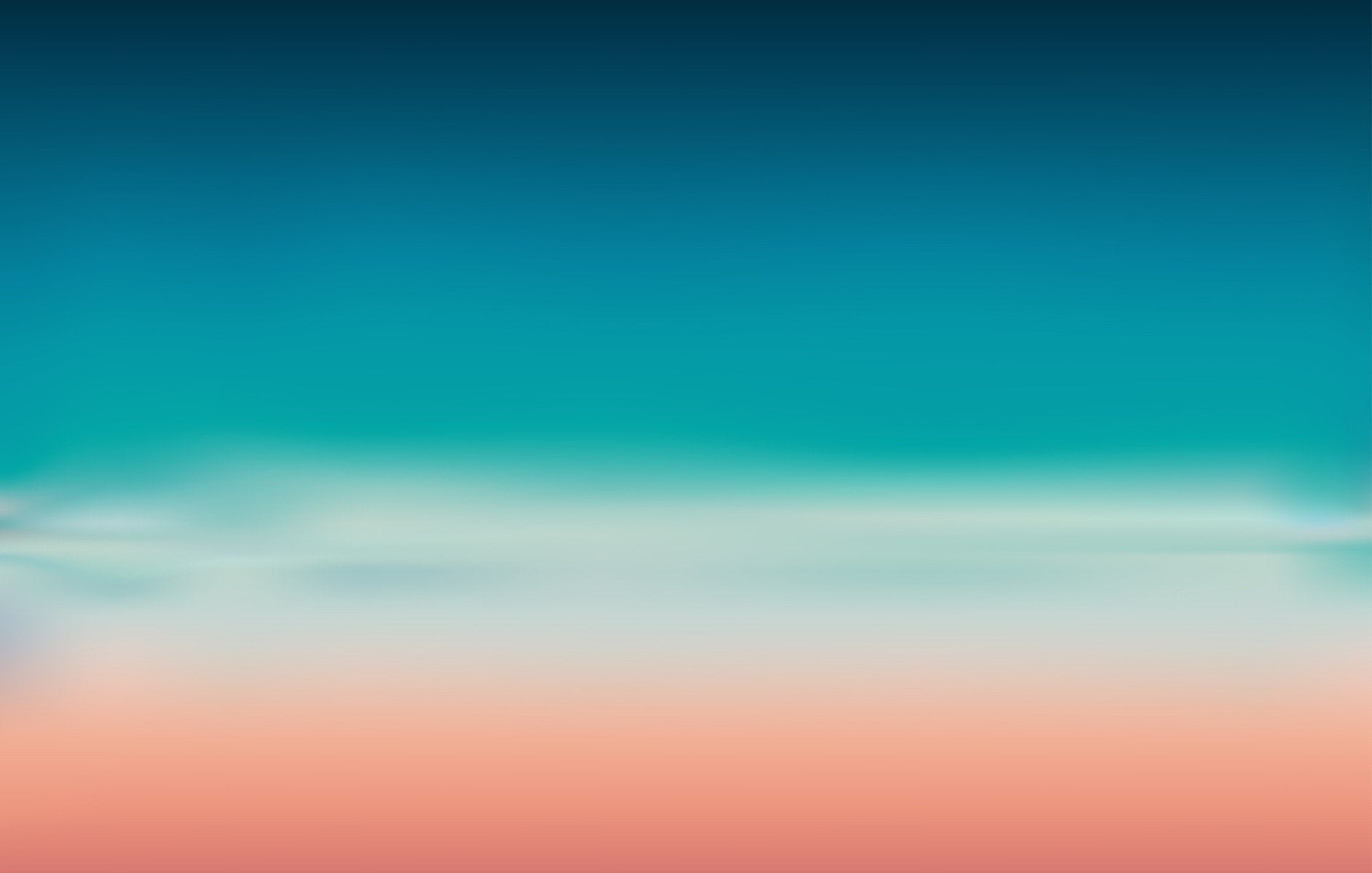Blue and Pink Blurred Sea Ombre Wallpaper Mural