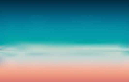 Blue and Pink Blurred Sea Ombre Wallpaper Mural