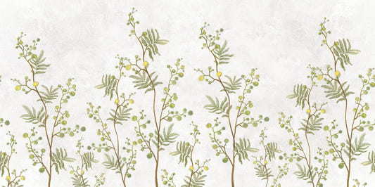 Yellow Flower Decorative Wallpaper Mural