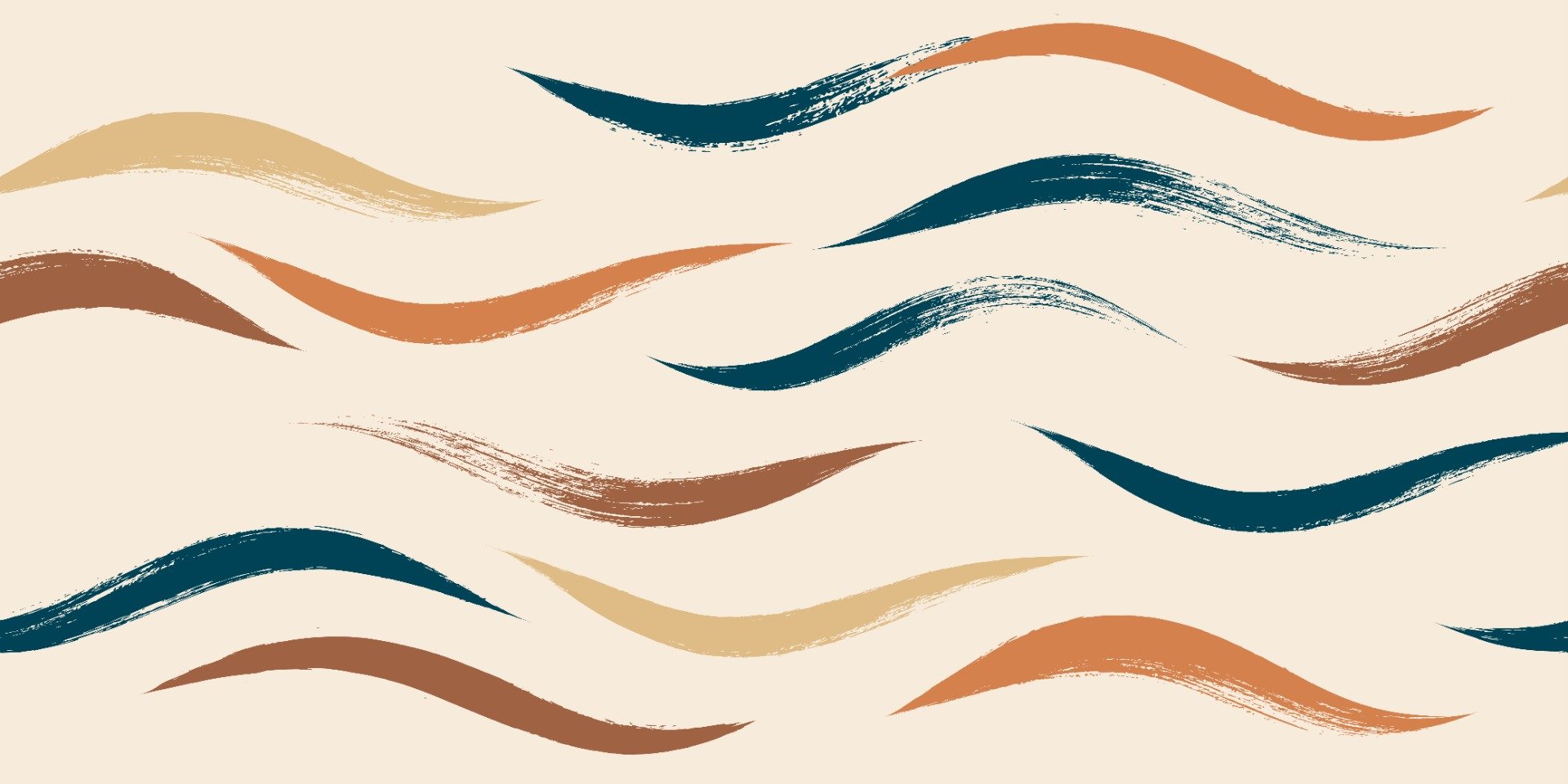 Wavy Pattern Beige Removable Wallpaper Murals in India| Giffywalls