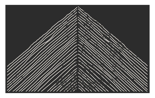 Abstract Triangle Mountain Wallpaper Mural