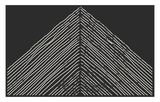 Abstract Triangle Mountain Wallpaper Mural