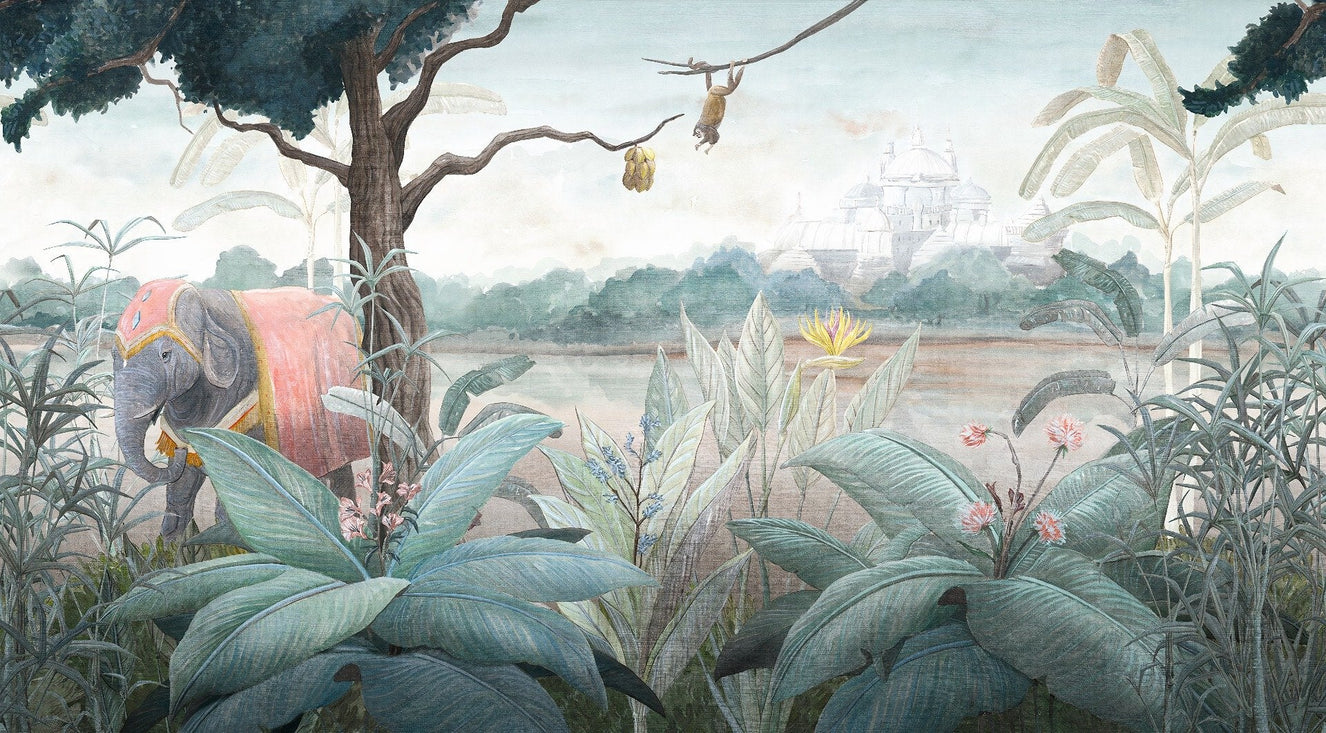 Royal Elephant Wallpaper Mural for Wall
