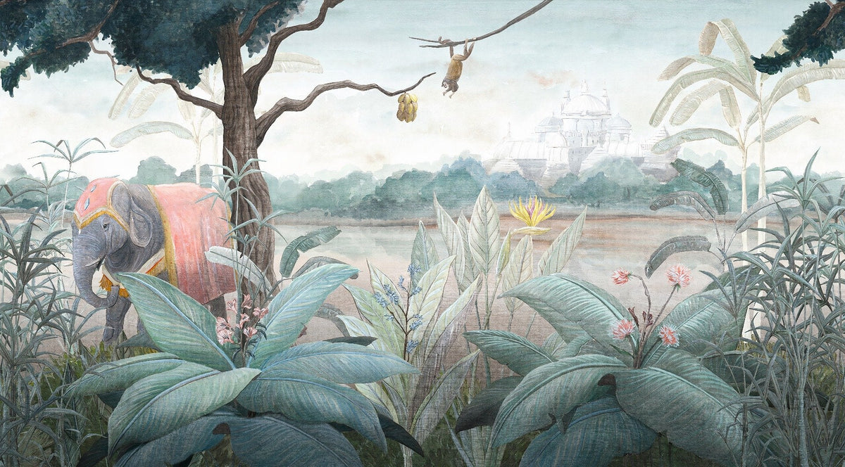 Royal Elephant Wallpaper Mural for Wall