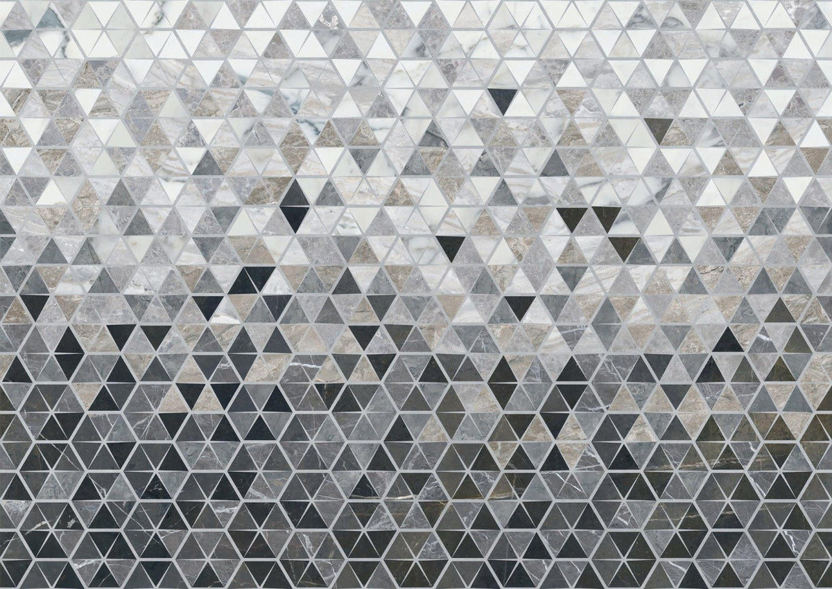 Mirror Tiles Wallpaper Murals in your room — zoomed