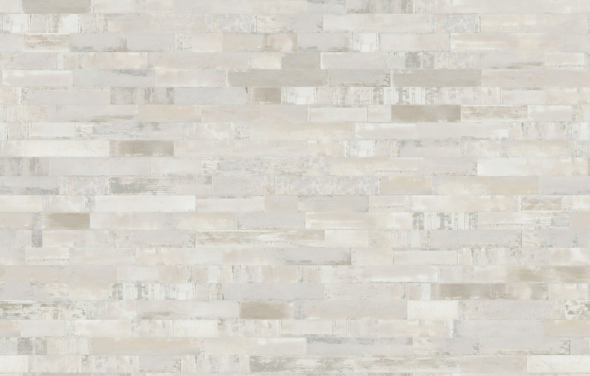 Beige Brick Textured Wallpaper Mural in your room — zoomed