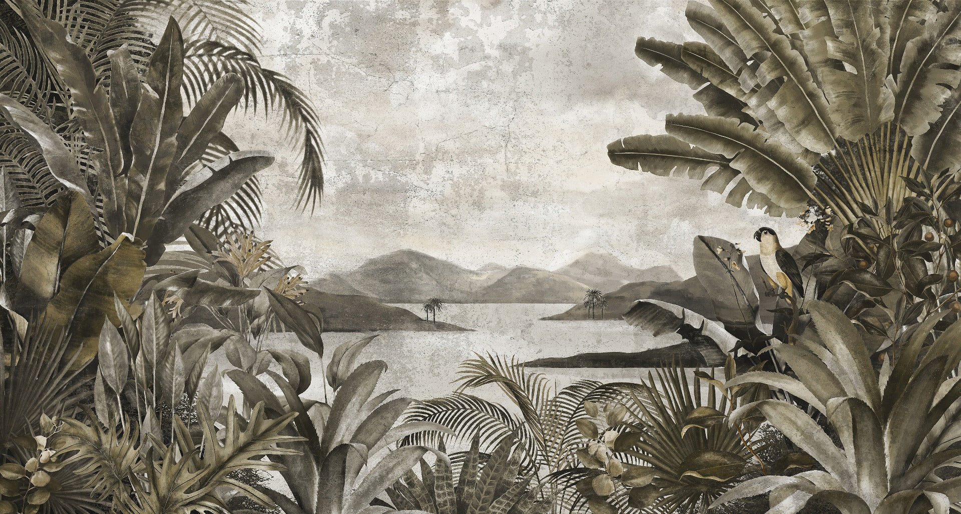 Vintage Forest Peel and Stick Wallpaper Mural