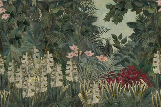 Verdant Grove Watercolor Forest Wallpaper Murals