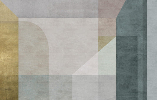 Geometric Vector Pastel Wallpaper Murals