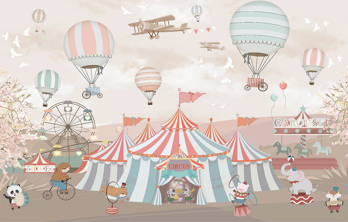 Magical World Kids Room Wallpaper Murals in your room — zoomed