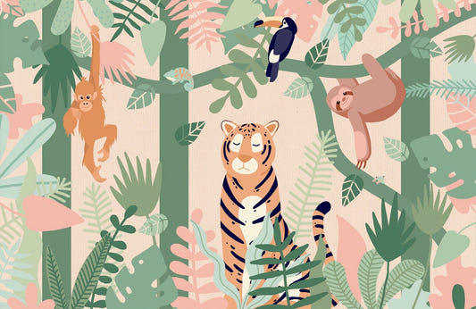Tropical Forest Wonderland Wallpaper Mural