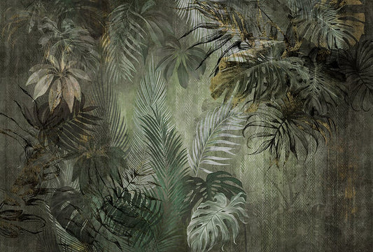 Lush Green Jungle  Wallpaper Mural
