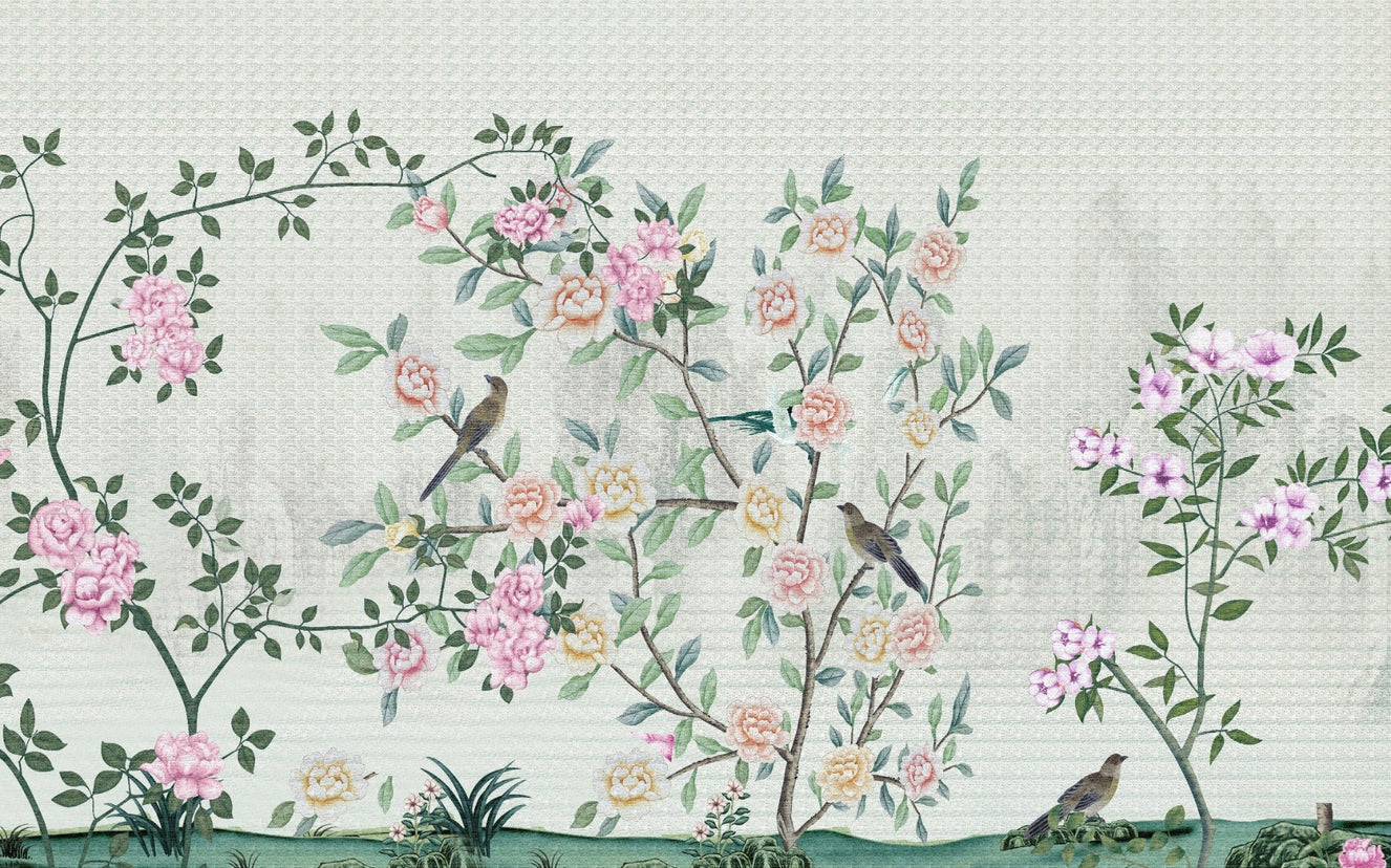 Blooming Harmony Floral Wallpaper Murals