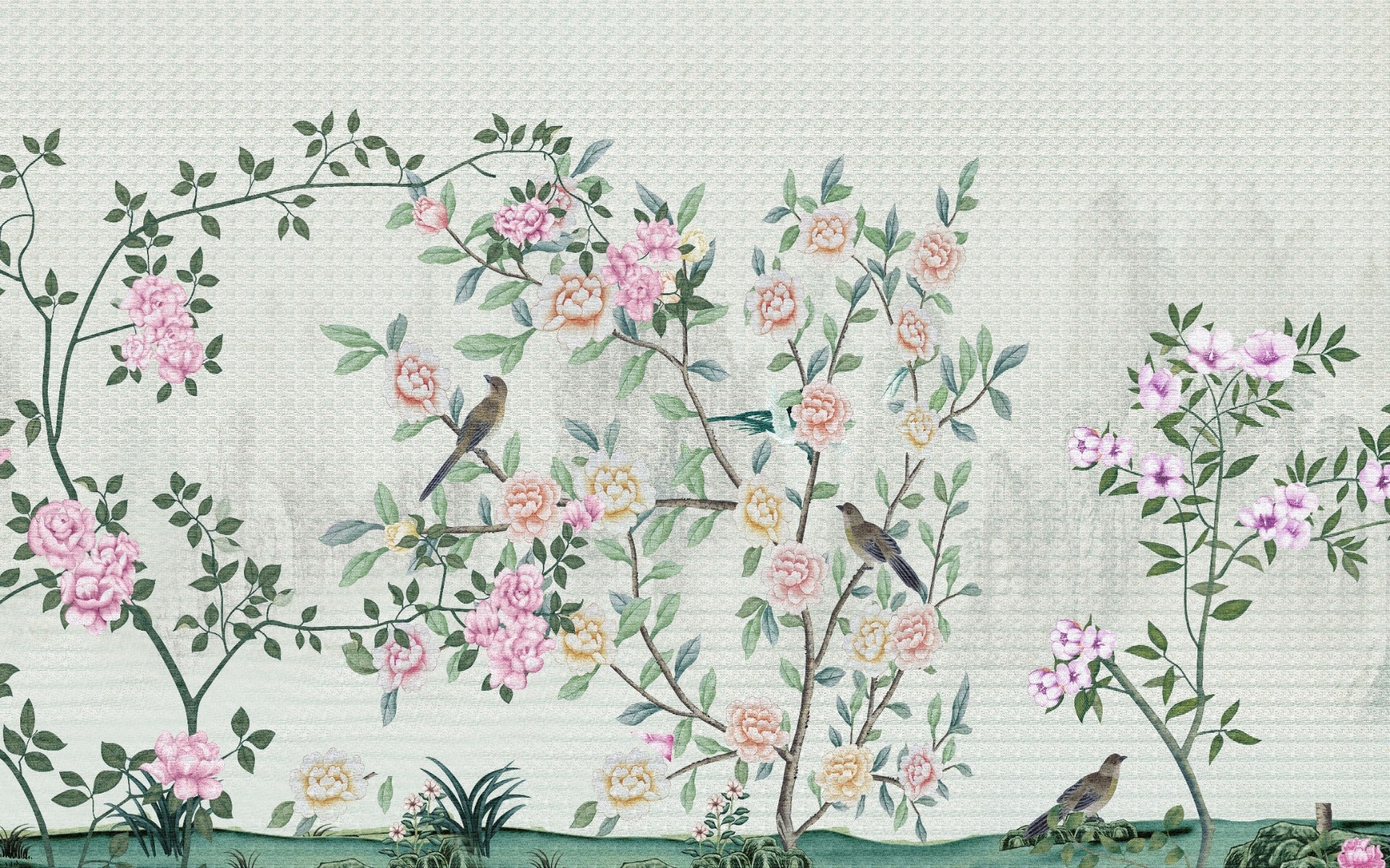 Blooming Harmony Floral Wallpaper Murals