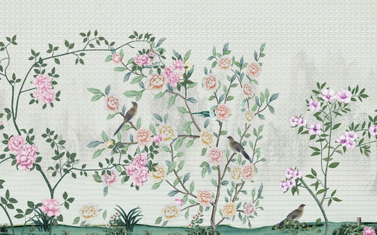 Blooming Harmony Floral Wallpaper Murals
