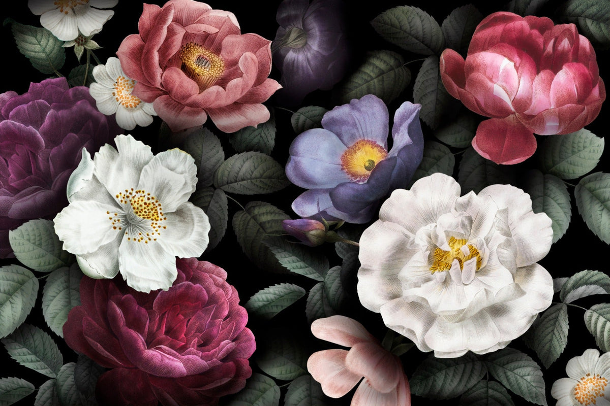 Gothic Garden Room Wallpaper in your room — zoomed