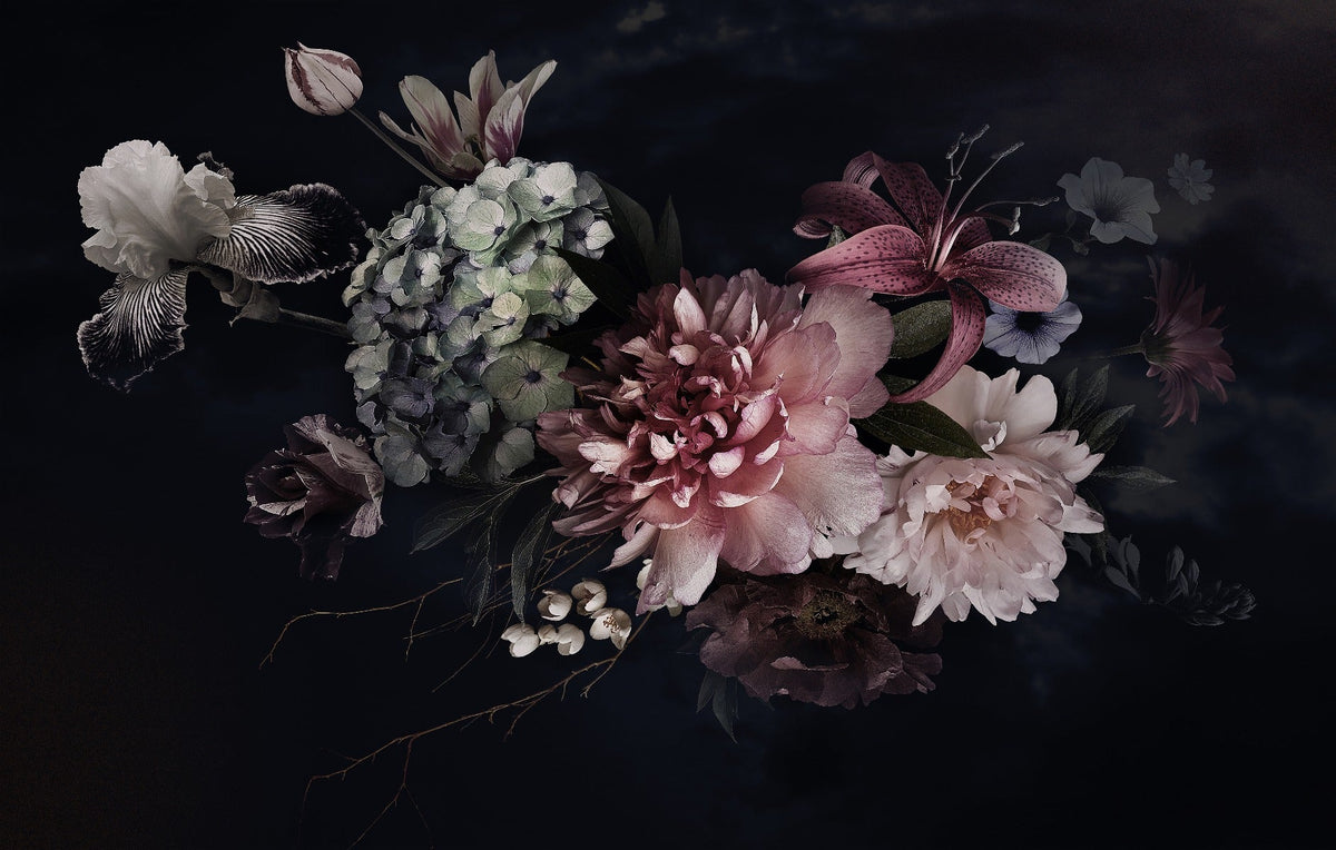 Floral Display Removable Wallpaper