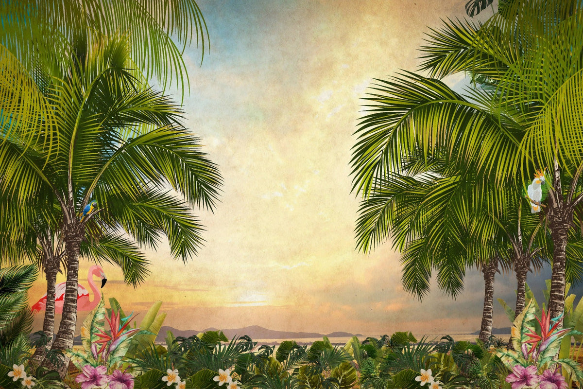 Lavish Sunset Wallpaper Murals