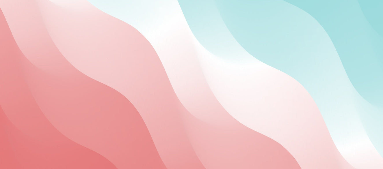 Pink & Blue Colorful Wavy Shades Wallpaper Murals