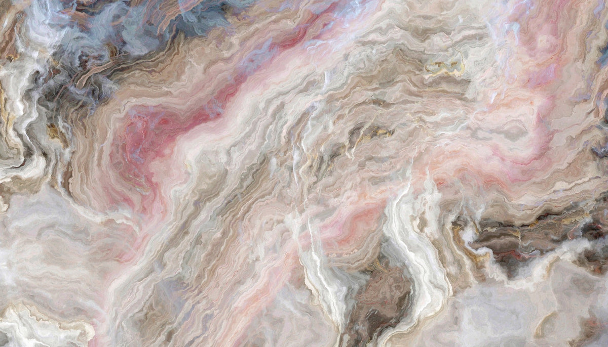 Beige marble wallpaper mural in your room — zoomed