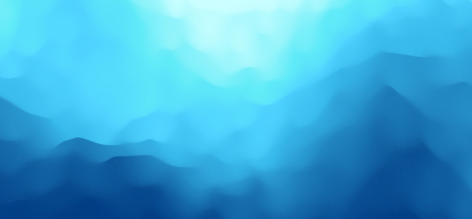 Indigo landscape wallpaper mural