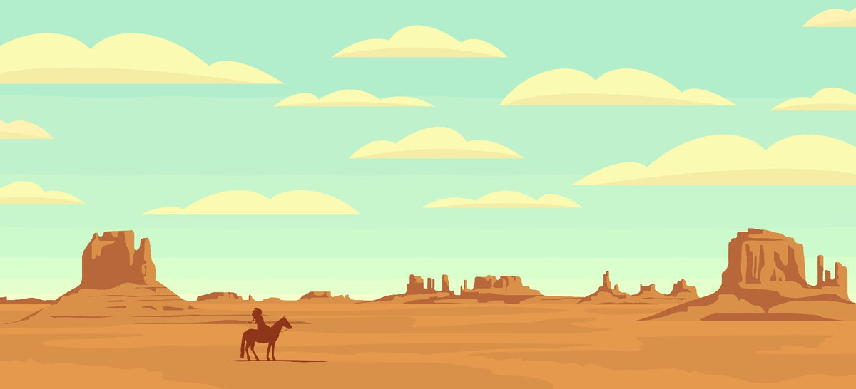 American Prairies Nature Wallpaper Mural in your room — zoomed