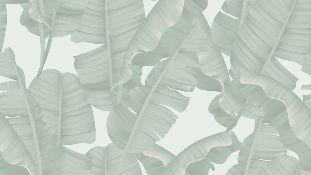 Lavish Green Banana Leaves Peel and Stick Wallpaper for Walls