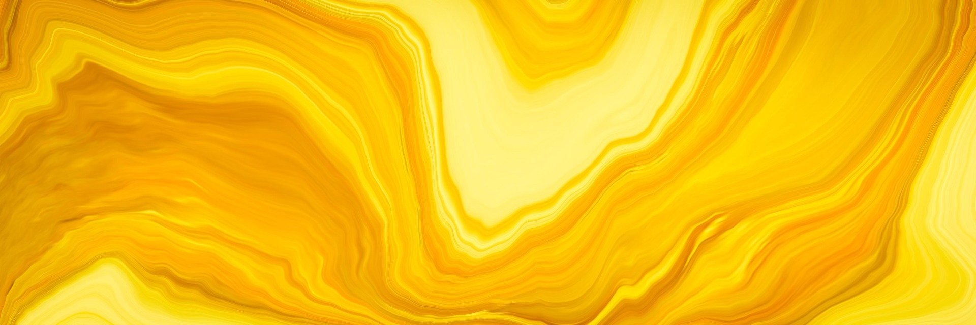 Metallic yellow Color flow wallpaper mural