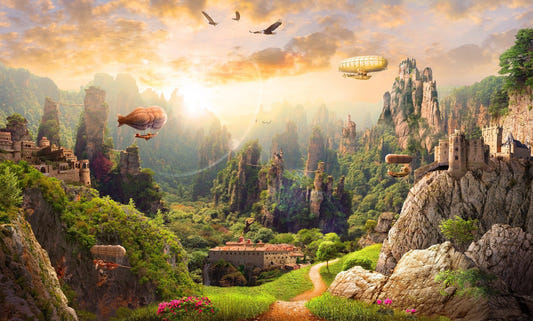 The scenic beauty of nature Kingdom Wallpaper