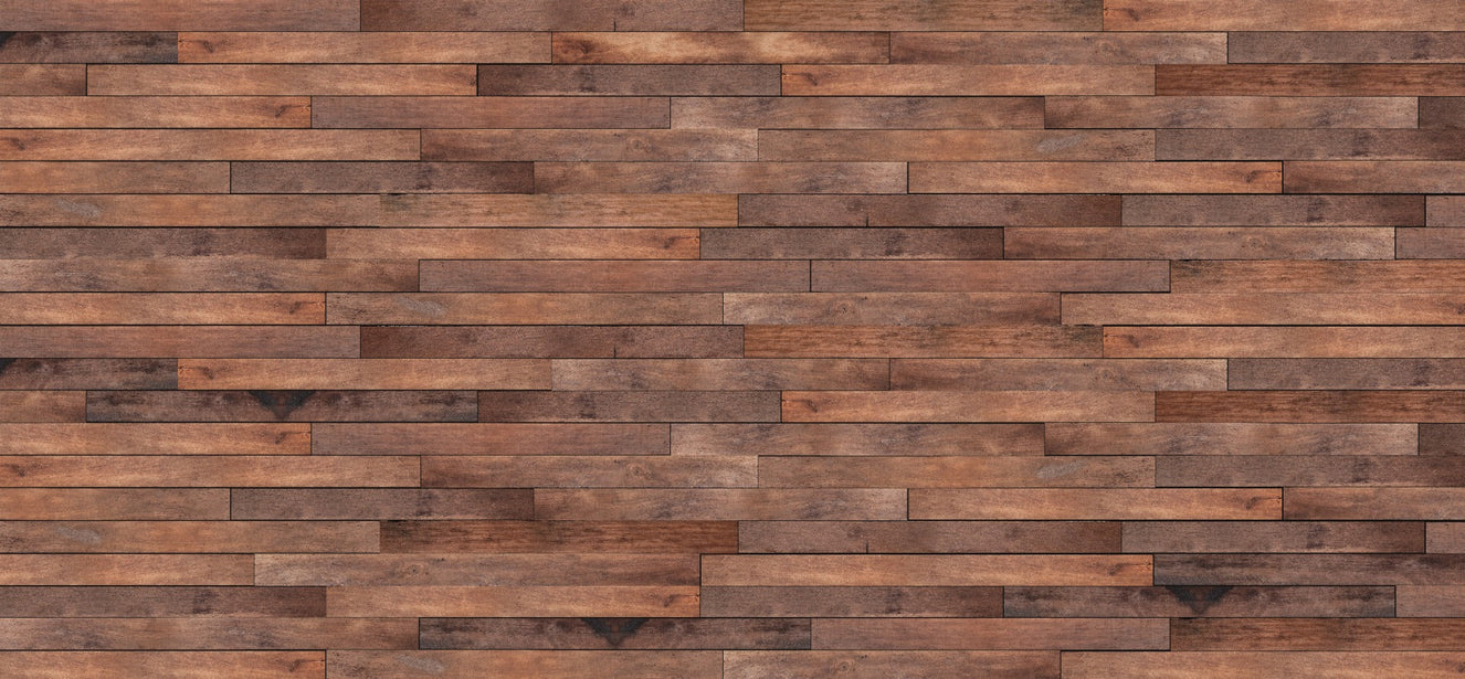 Brown Wooden Panels Wallpaper Mural