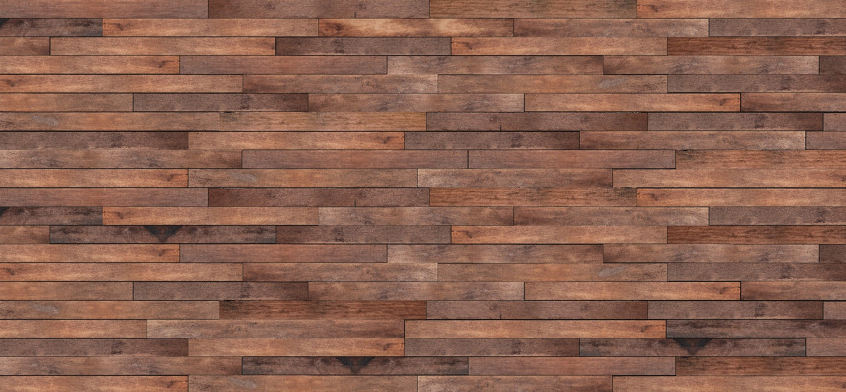Brown Wooden Panels Wallpaper Mural
