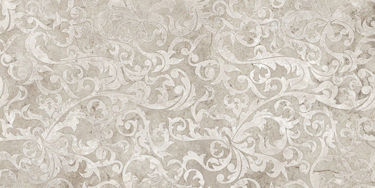 Beige Color Retro Vintage Floral Pattern Wallpaper For Walls