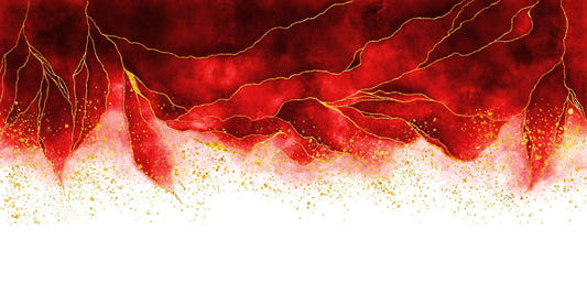Watercolor Red Leaves Wallpaper Murals