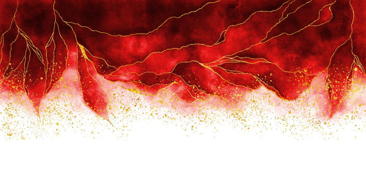 Watercolor Red Leaves Wallpaper Murals