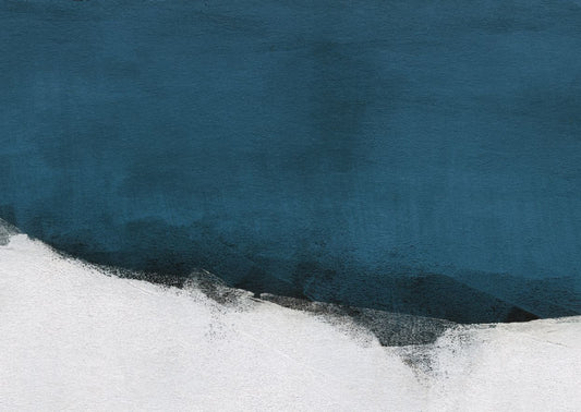 Blue Color Brushstrokes Art Wallpaper Wall Murals