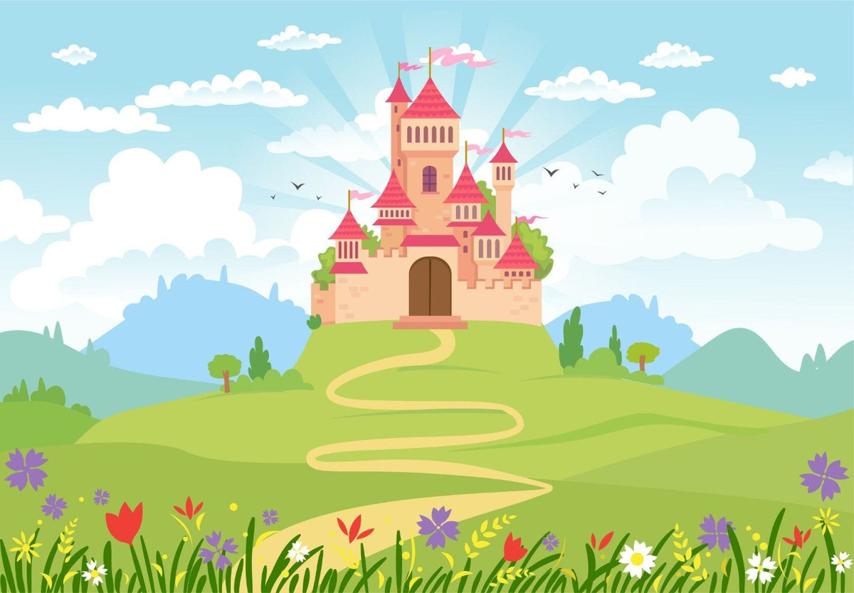 Fantacy Castle Wallpaper for Girls Room