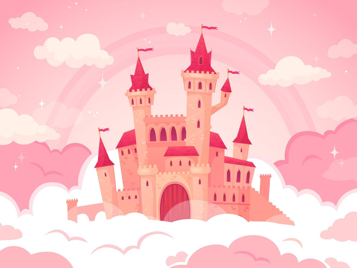 Cartoon Castle Wallpaper Wall Murals