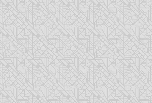 Geometric Repeat Pattern Street Line City Map Wallpaper