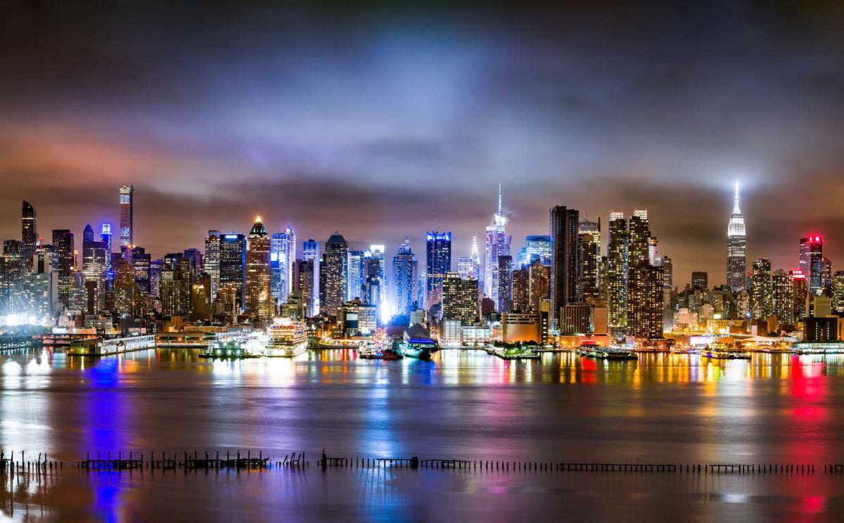 New York City Wallpaper Murals in your room — zoomed
