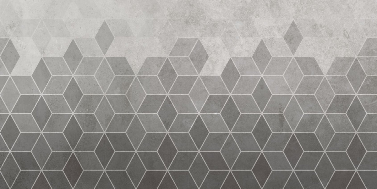 Hexagon Cement Wall Tiles Wallpaper Mural