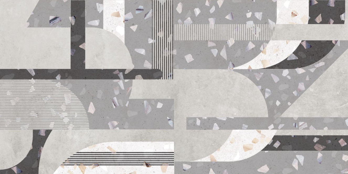 Grey Color Wall Tile Design Stone Wallpaper Murals