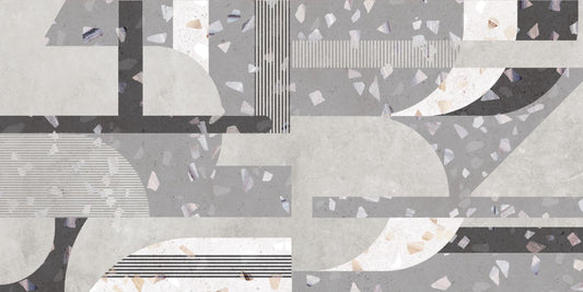 Grey Color Wall Tile Design Stone Wallpaper Murals