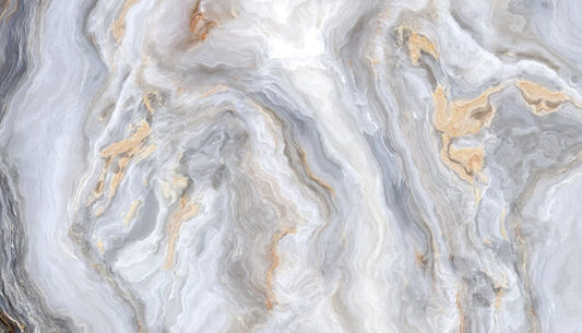 Grey Curly Marble Wallpaper Murals