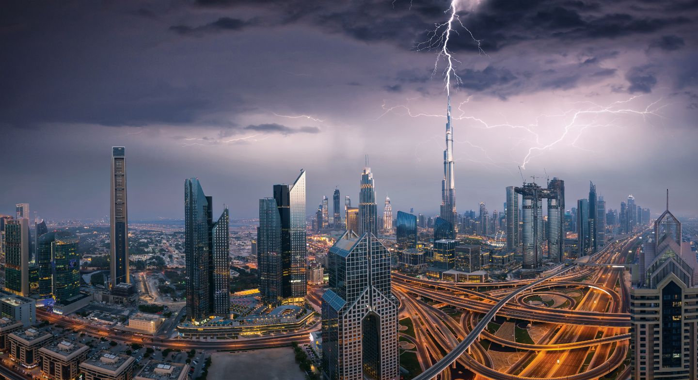 Dubai Skyline City Wallpaper Murals