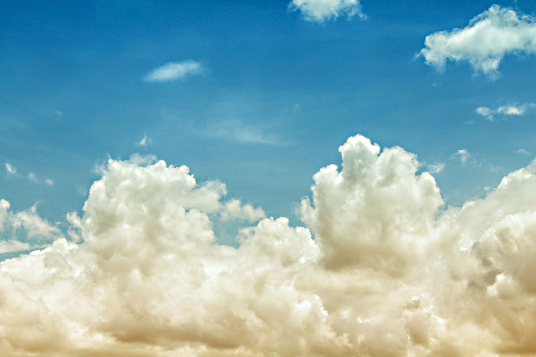 light blue sky Wallpaper murals